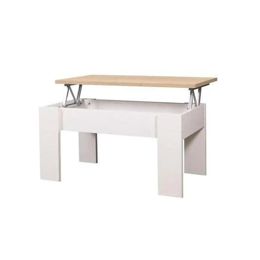 Gala model elevating coffee table for living room - several colors available. Simple and economical.